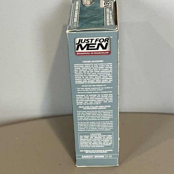 Just for Men Original Formula #H-50 Darkest Brown Shampoo-In Hair Color - Picture 5 of 15
